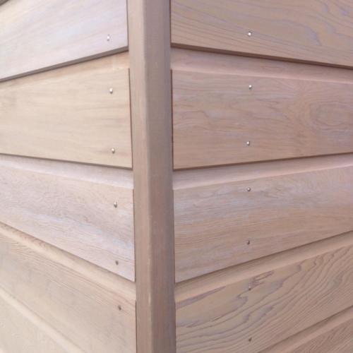 Angle des extensions et dépendances en bois avec mon extension bois